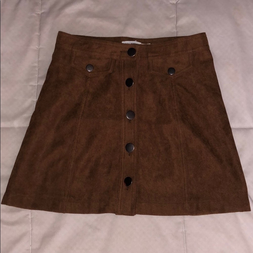 button up skirt